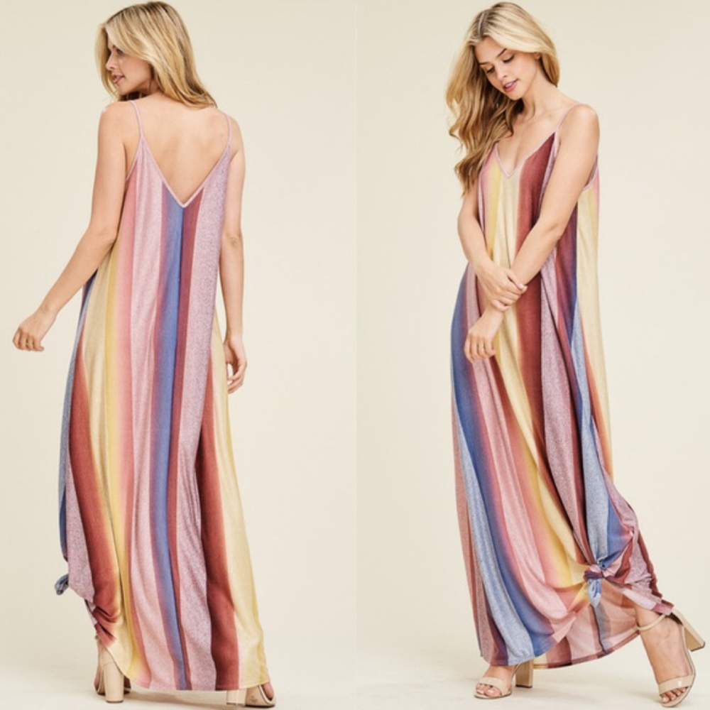 SIENNA Striped Maxi Dress - Picture 2 of 2